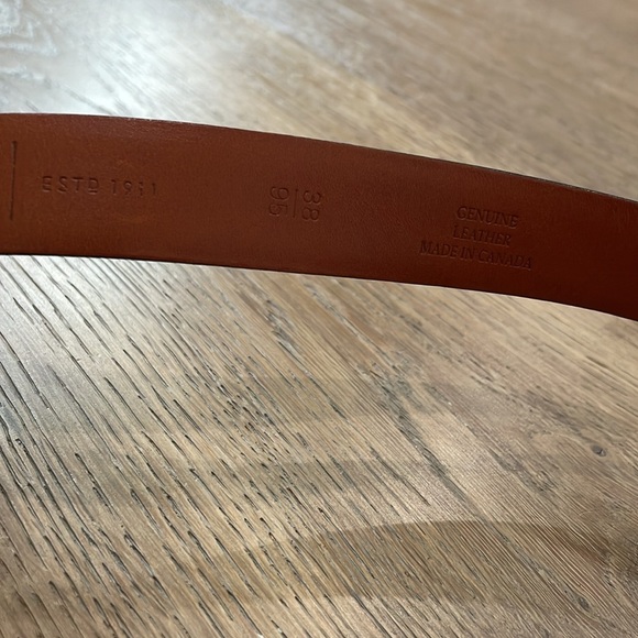 Bosca Canada 🇨🇦 Made Leather Belt Size 38/95 - Picture 4 of 11